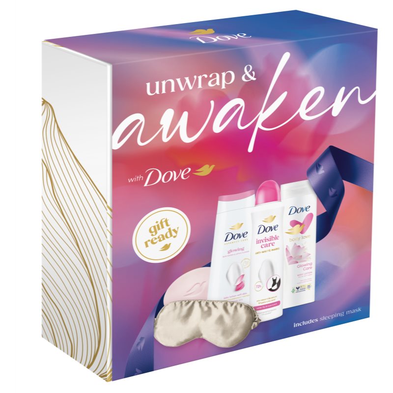 Dove Unwrap & Awaken set cadou pentru femei
