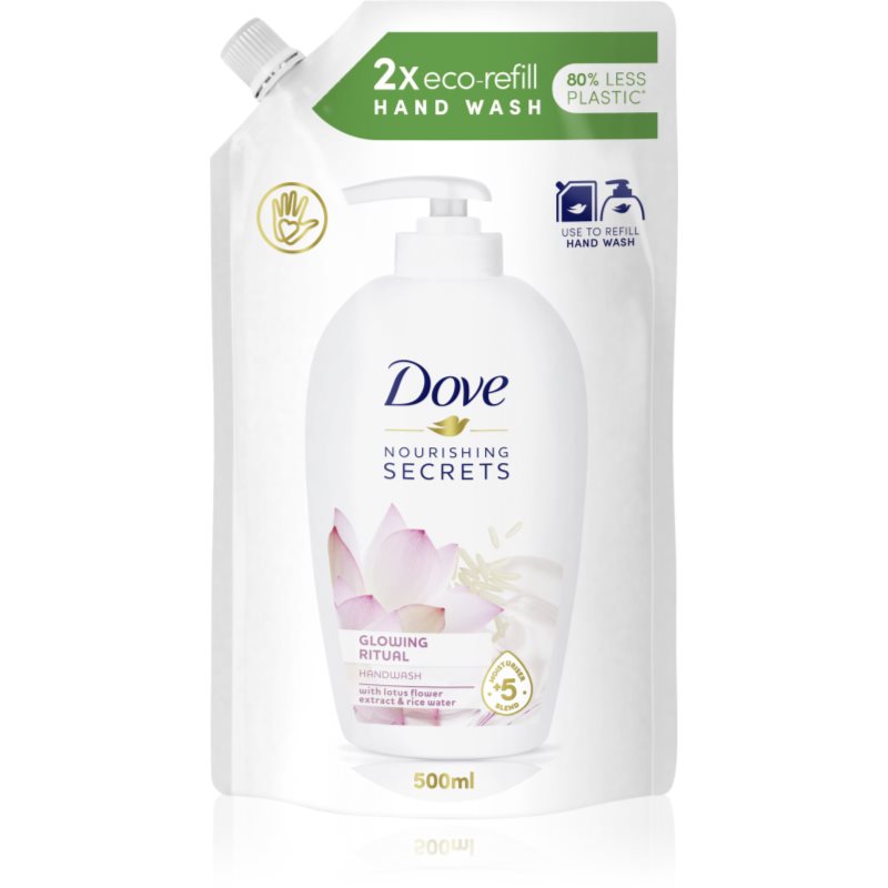 Dove Nourishing Secrets Glowing Ritual Săpun lichid pentru mâini rezervă 500 ml