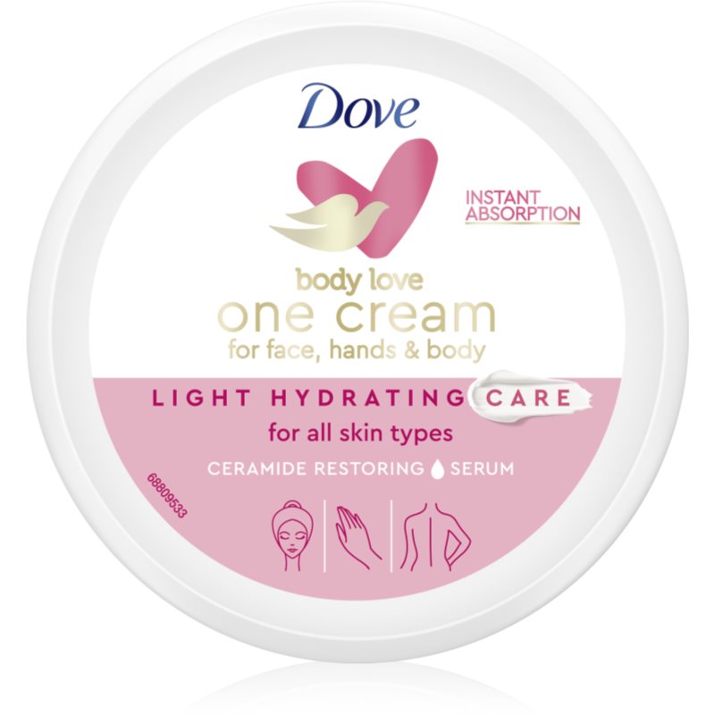 Dove Body Love crema cu textura usoara corp si fata 250 ml