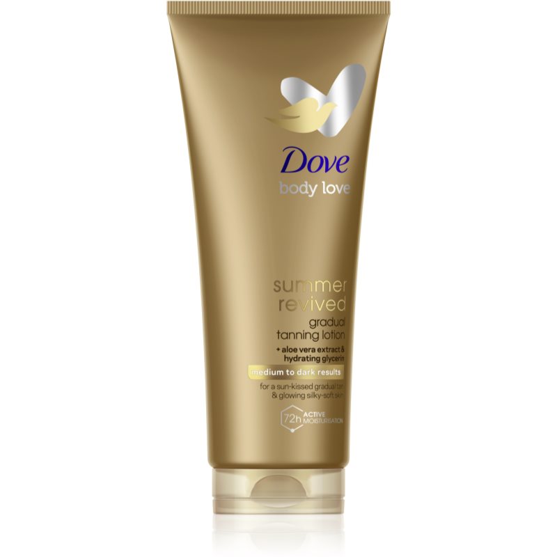 Dove DermaSpa Summer Revived Körper Selbstbräunungscreme Farbton Medium to Dark 200 ml