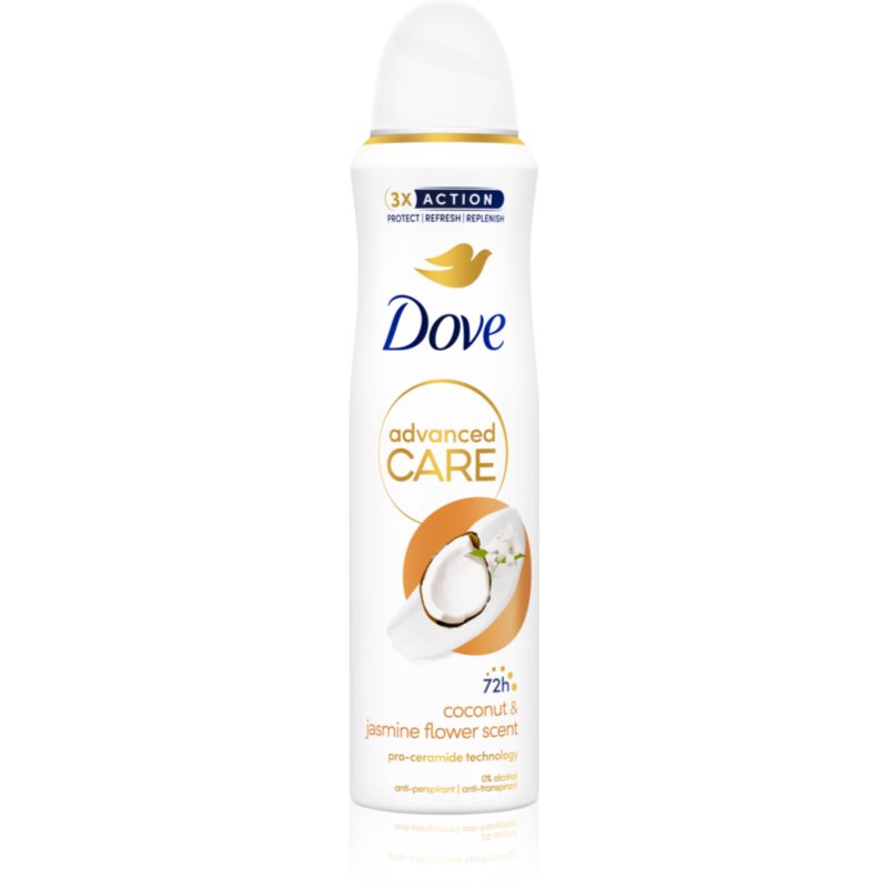 Dove Advanced Care Coconut & Jasmine Flower Scent antiperspirant pentru femei 150 ml