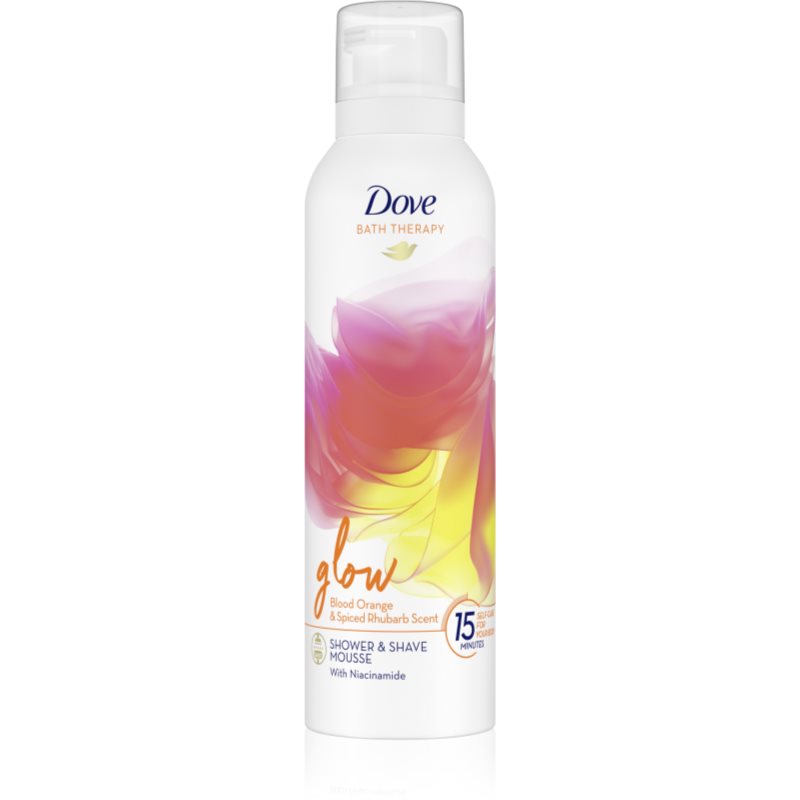 Dove Bath Therapy Glow spumă pentru duș Blood Orange & Rhubarb 200 ml