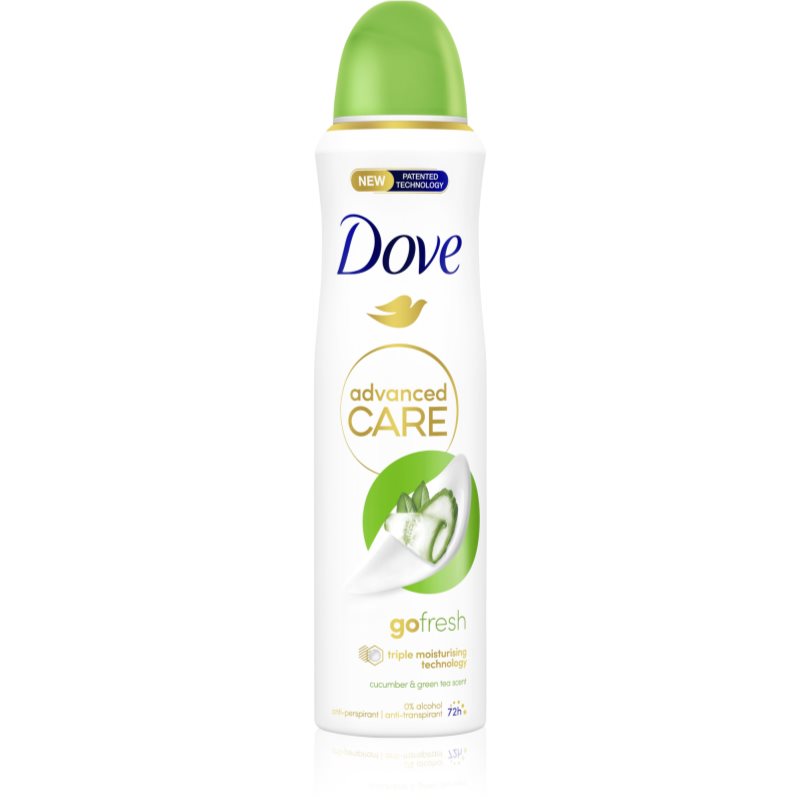 Dove Advanced Care Go Fresh spray anti-perspirant 72 ore Cucumber & Green Tea 150 ml