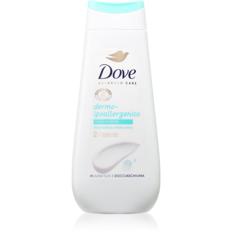 Dove Advanced Care Derma Hypoallergenic gel de duș 225 ml