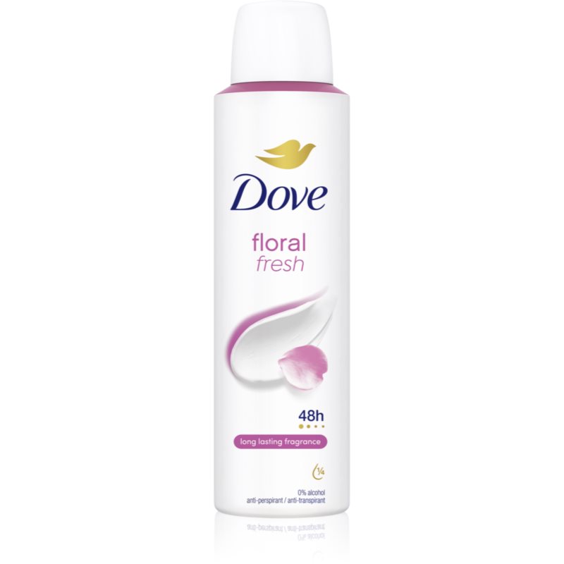 Dove Floral Antiperspirant deodorant răcoritor Spray pentru femei 150 ml