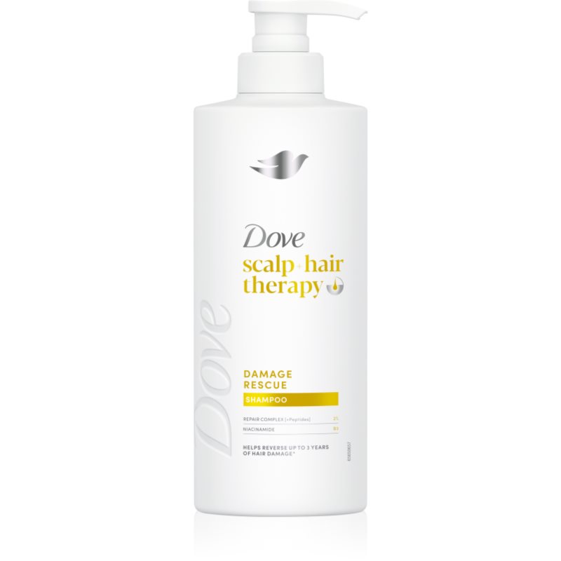 Dove Scalp + Hair Therapy Damage Rescue șampon pentru par deteriorat 400 ml