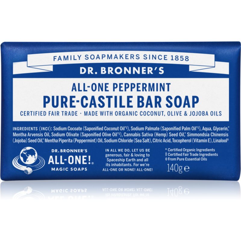 Dr. Bronner’s Peppermint săpun solid 140 g