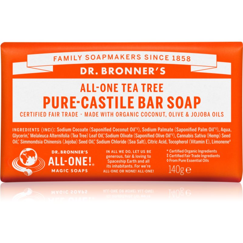 Dr. Bronner’s Tea Tree săpun solid 140 g