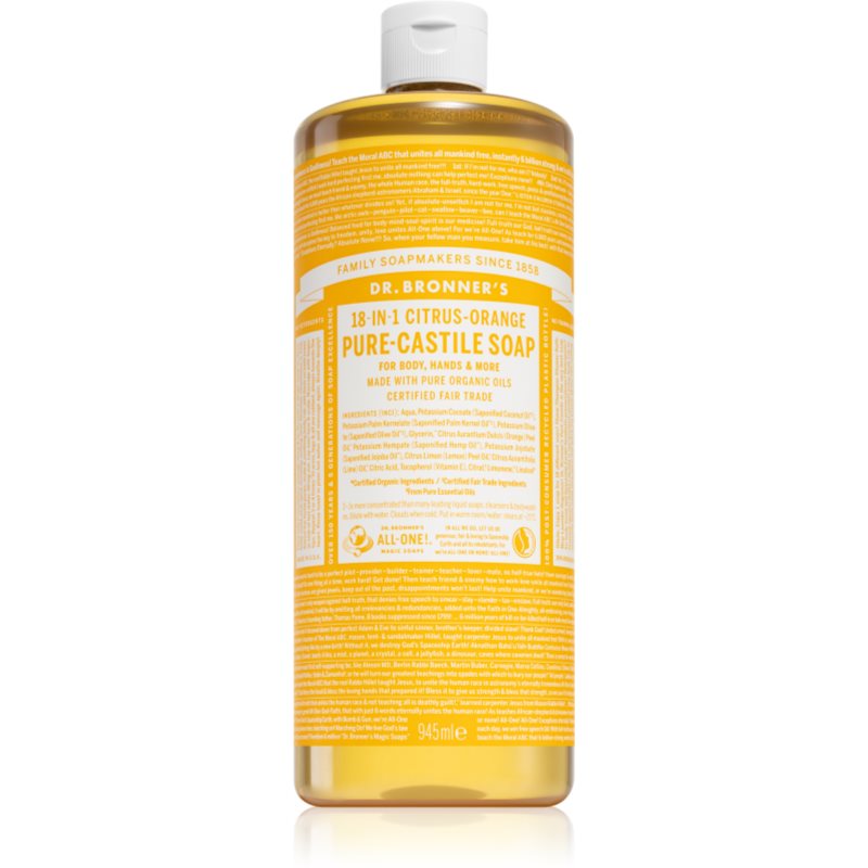 Dr. Bronner’s Citrus & Orange săpun lichid universal 945 ml