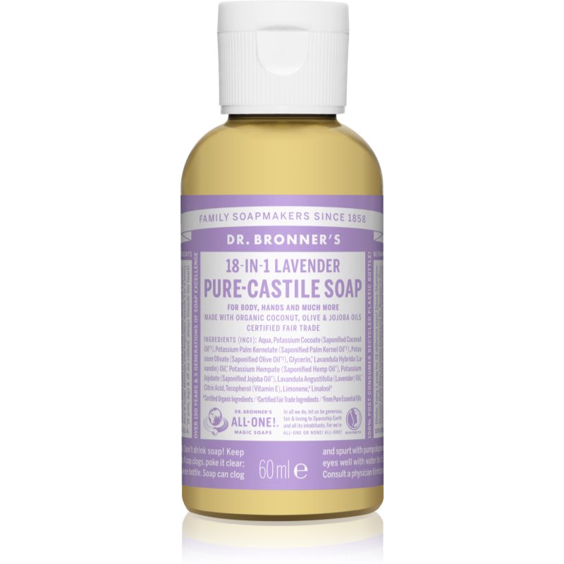 Dr. Bronner’s Lavender săpun lichid universal 60 ml