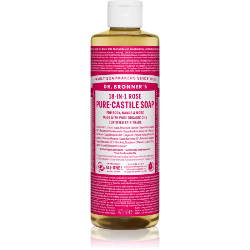 Dr. Bronner’s Rose săpun lichid universal 475 m