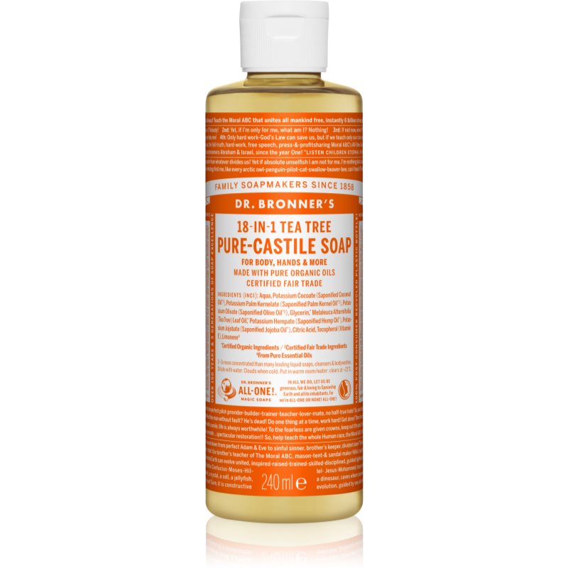 Dr. Bronner’s Tea Tree săpun lichid universal 240 ml