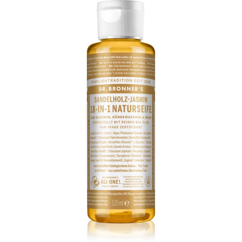 Dr. Bronner’s Sandalwood & Jasmine săpun lichid universal 120 ml