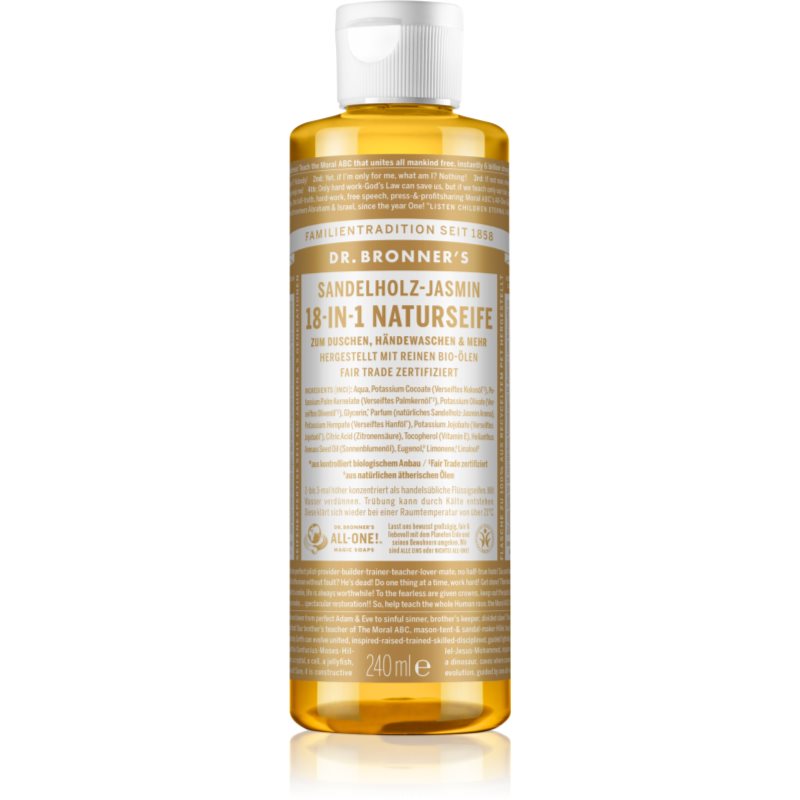 Dr. Bronner’s Sandalwood & Jasmine săpun lichid universal 240 ml