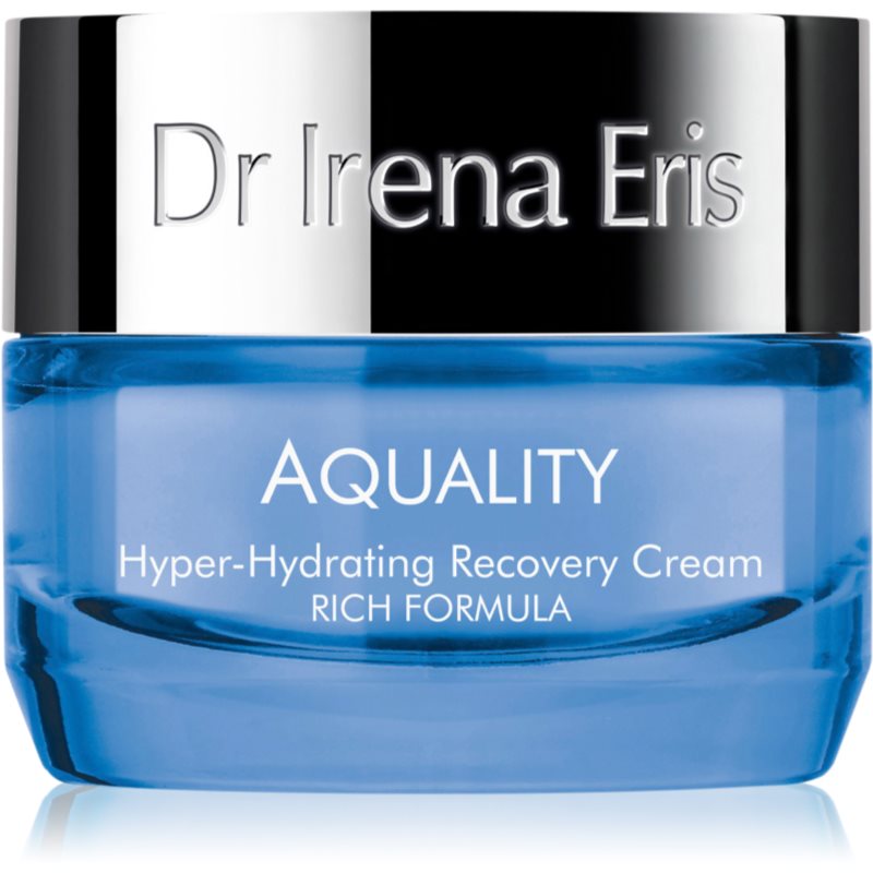 Dr Irena Eris Aquality Hyper-Hydrating Recovery Cream Rich Formula crema puternic hidratanta efect regenerator 50 ml