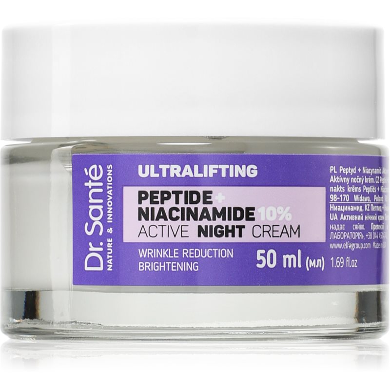 Dr. Santé Ultralifting Peptide + Niacinamide crema de noapte cu efect intensiv de lifting 50 ml