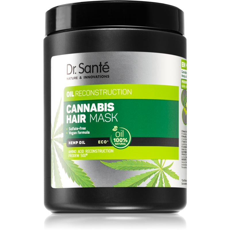 Dr. Santé Cannabis masca pentru regenerare pentru par deteriorat 1000 ml