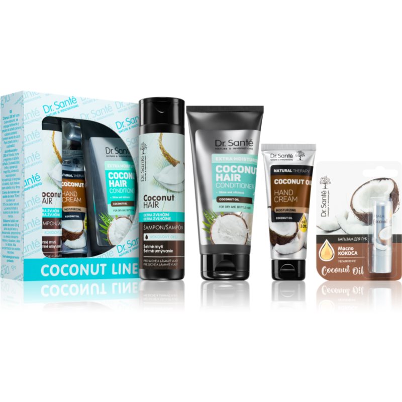 Dr. Santé Coconut set cadou (pentru par uscat si fragil)