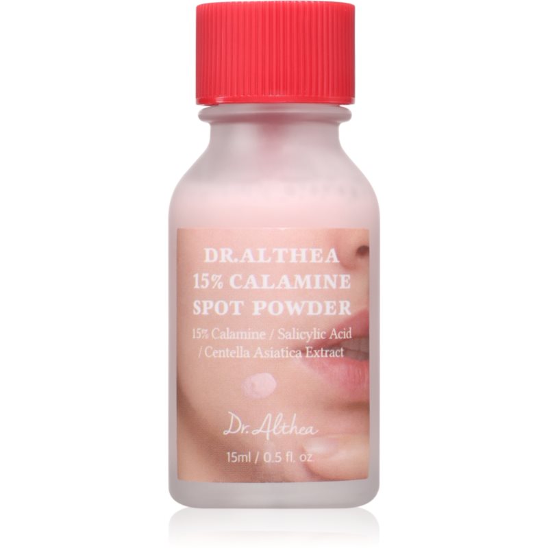 Dr. Althea 15% Calamine Spot Powder tratament topic pentru acnee cu efect calmant 15 ml