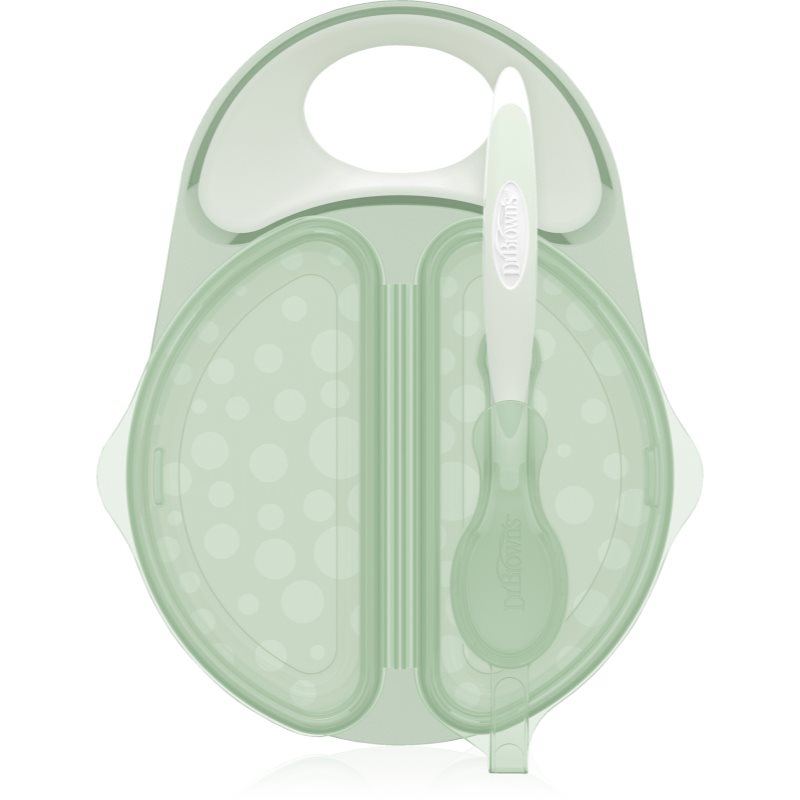 Dr. Brown's Travel bowl with spoon castron calatorii 4 m+ 1 buc