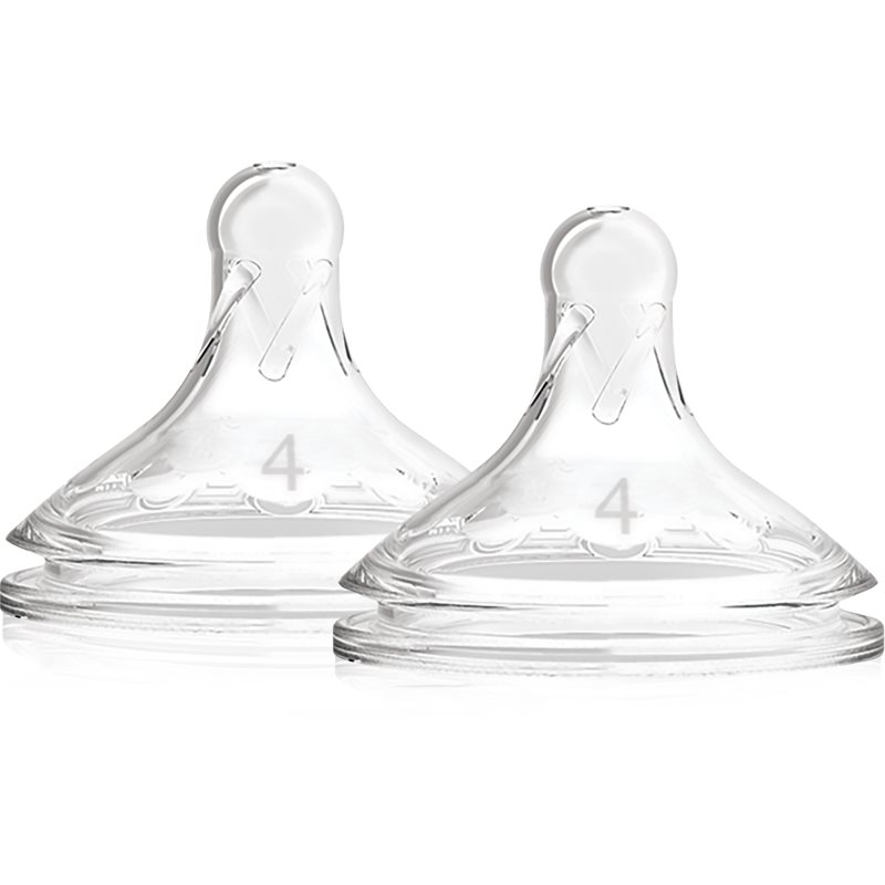 Dr. Brown's Options+ Wide-Neck Level 4 tetină pentru biberon 9 m+ 2 buc