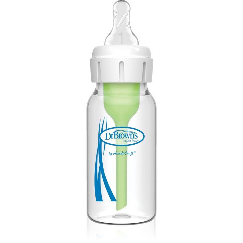 Dr. Brown's Options+ Anti-colic biberon anticolici, din sticlă 1 buc