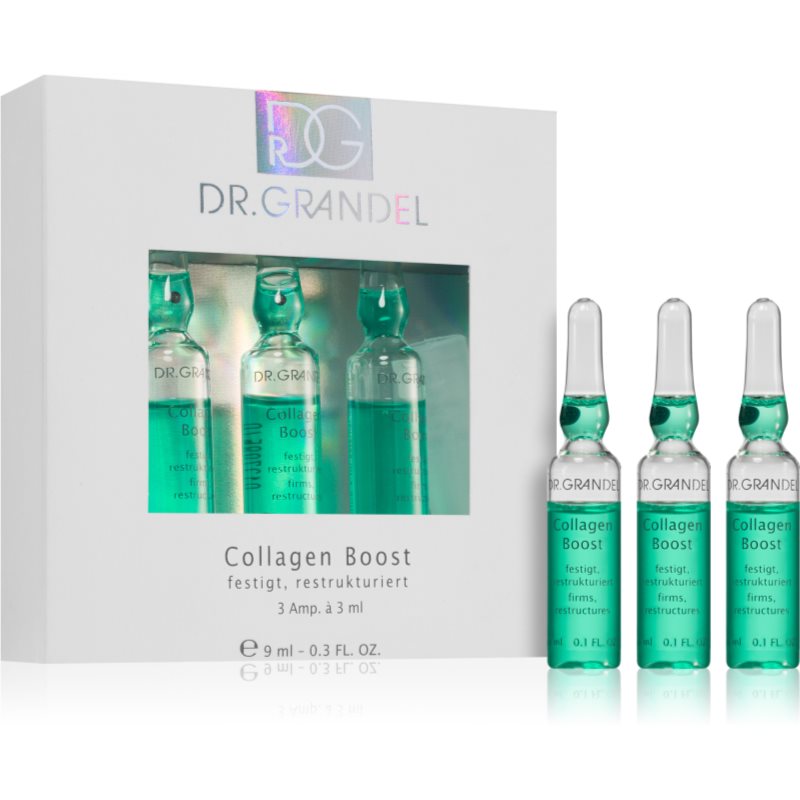 Dr. Grandel Collagen Boost fiolă împotriva îmbătrânirii pielii 3x3 ml