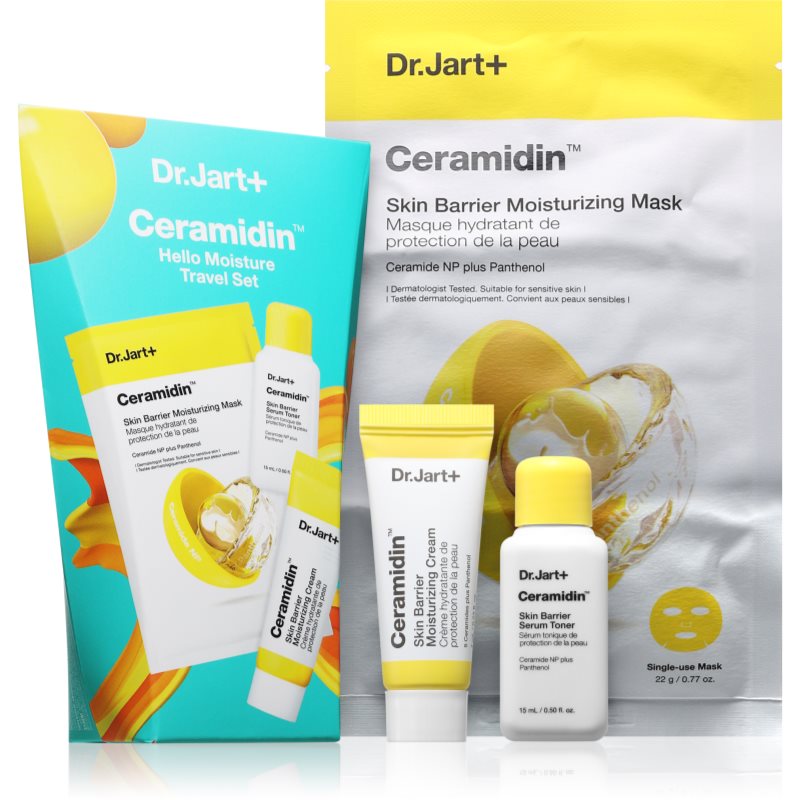 Dr. Jart+ Ceramidin™ Hello Moisture Travel Set Seturi pentru voiaj reface bariera protectoare a pielii Dr. Jart+ Ceramidin™ Hello Moisture Travel Set Seturi pentru voiaj reface bariera protectoare a pielii
