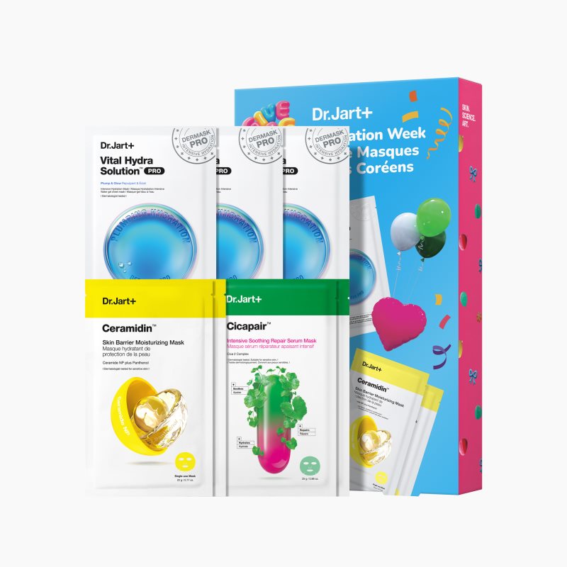 Dr. Jart+ Holiday K-Mask Hydration Week set cadou
