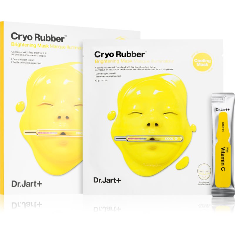 Dr. Jart+ Cryo Rubber™ Brightening Mask masca pentru celule pentru o piele mai luminoasa 40 g