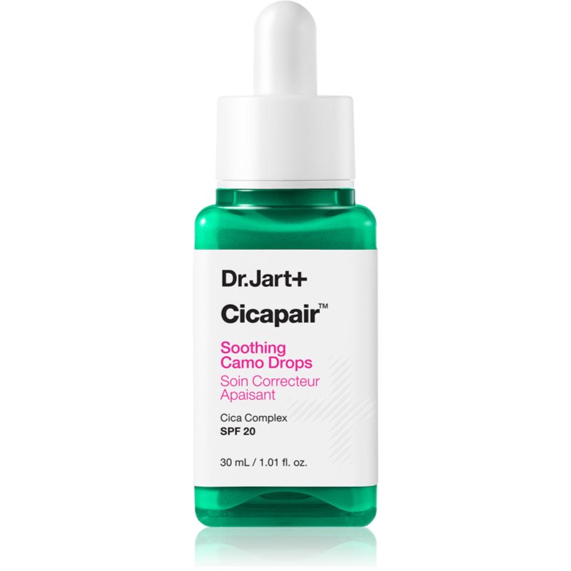 Dr. Jart+ Cicapair™ Soothing Camo Drops fluid nuanțator cu textura ușoară și SPF 20 30 ml
