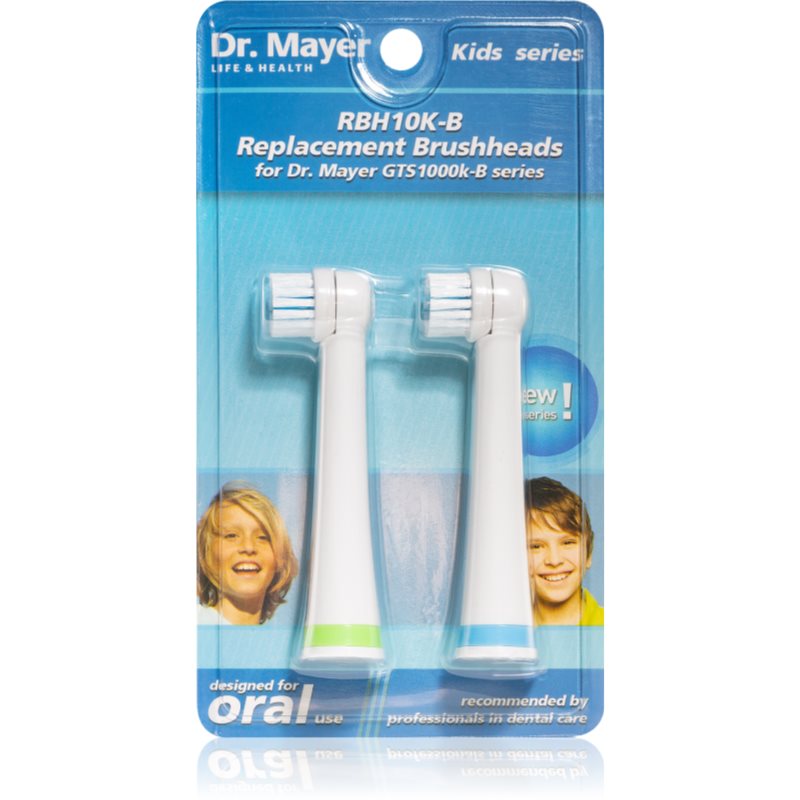 Dr. Mayer RBH10K capete de schimb pentru periuta de dinti pentru copii Compatible with GTS1000k-B 2 buc