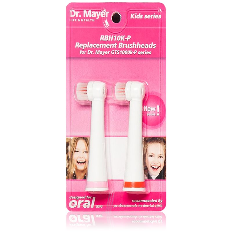 Dr. Mayer RBH10K capete de schimb pentru periuta de dinti pentru copii Compatible with GTS1000k-P 2 buc