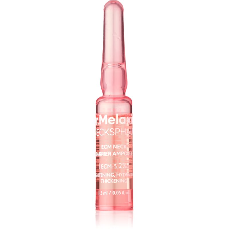 Dr. Melaxin Necksphalt ECM Ceramide Neck Serum ser intensiv cu efect de lifting pentru gat si decolteu 10x1.5 ml