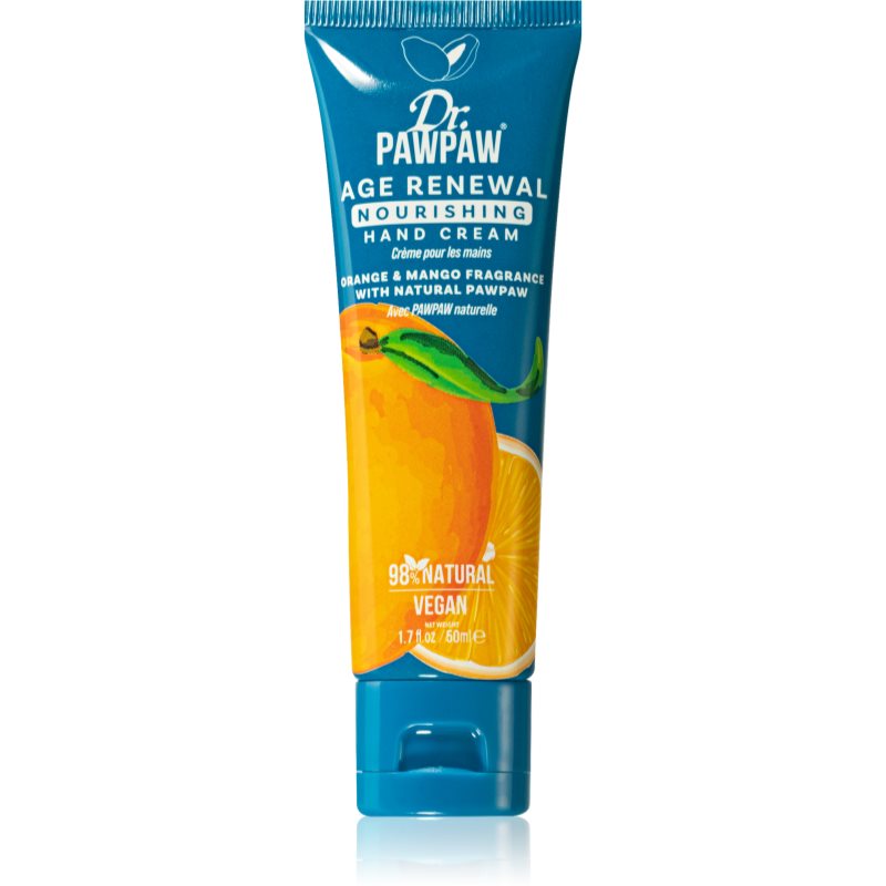 Dr. Pawpaw Age Renewal crema nutritiva de maini Orange & Mango 50 ml