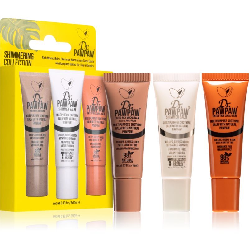 Dr. Pawpaw Shimmering Trio Collection set cadou de buze