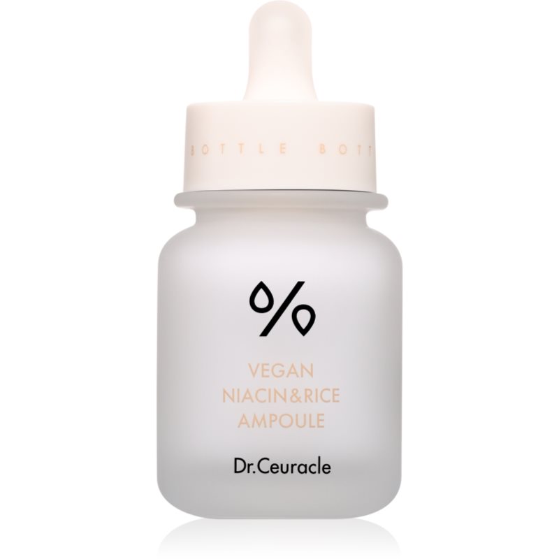 Dr.Ceuracle Vegan Niacin & Rice Ampoule ser cu efect iluminator pentru uniformizarea nuantei tenului 30 ml