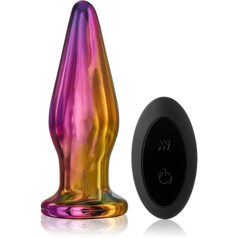 Dream Toys Glamour Glass Remote Tapered Plug dop anal vibrator 12 cm