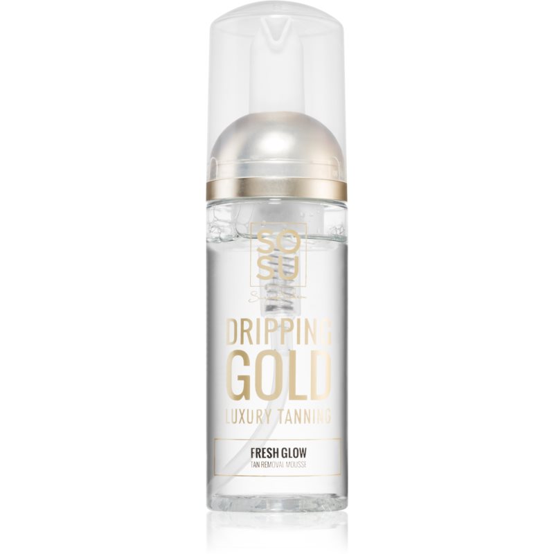 Dripping Gold Fresh Glow spumă pentru eliminarea produselor auto-bronzante 150 ml