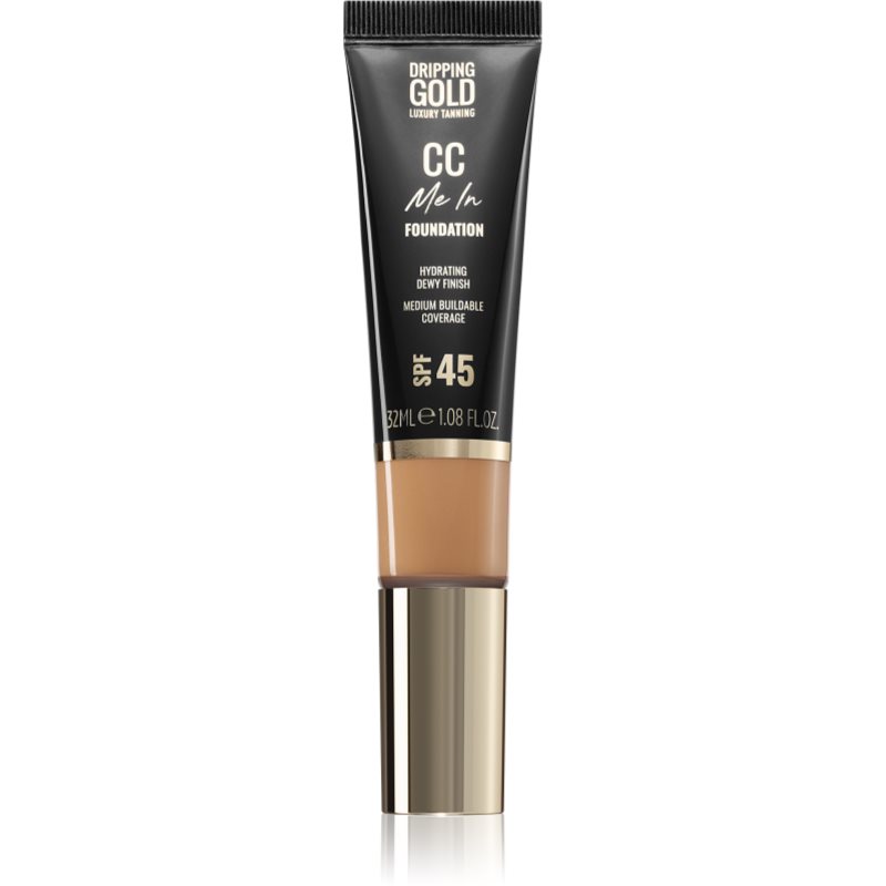 Dripping Gold CC Me In make-up cu textura usoara SPF 45 culoare Golden 05 32 ml