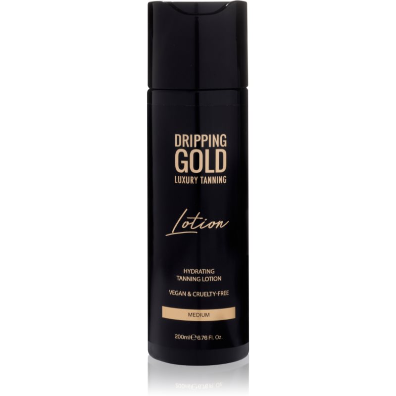 Dripping Gold Luxury Tanning Lotion lotiune hidratanta pentru bronzare pentru un bronz intens culoare Medium 200 ml