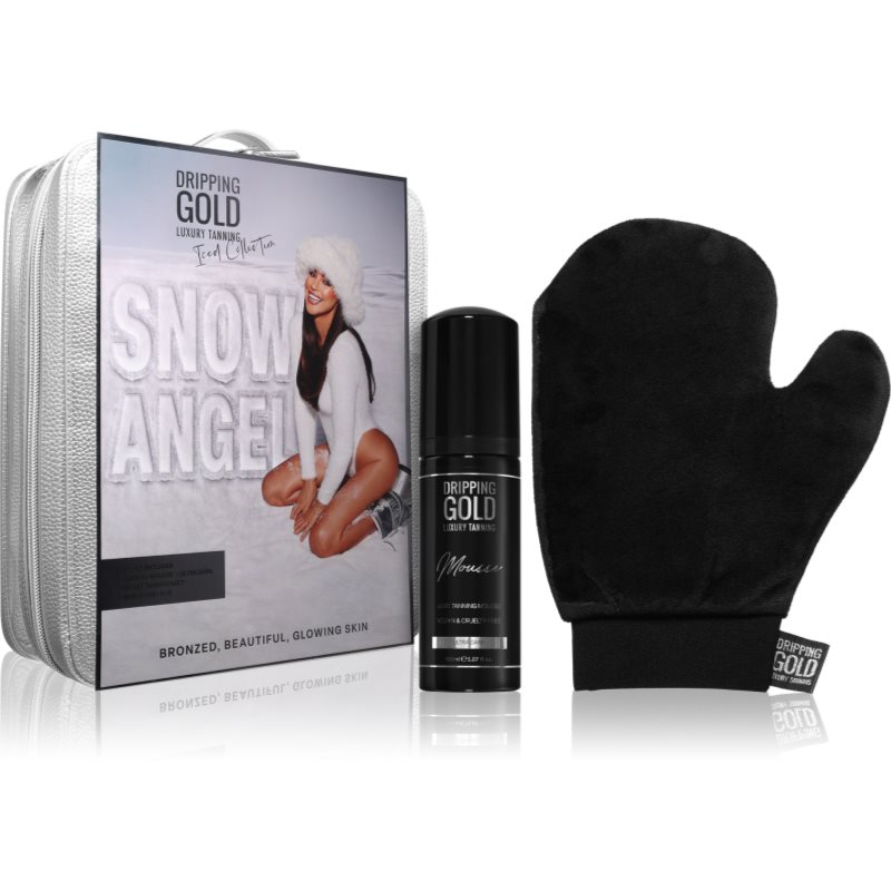 Dripping Gold Snow Angel set cadou pentru corp 2 buc