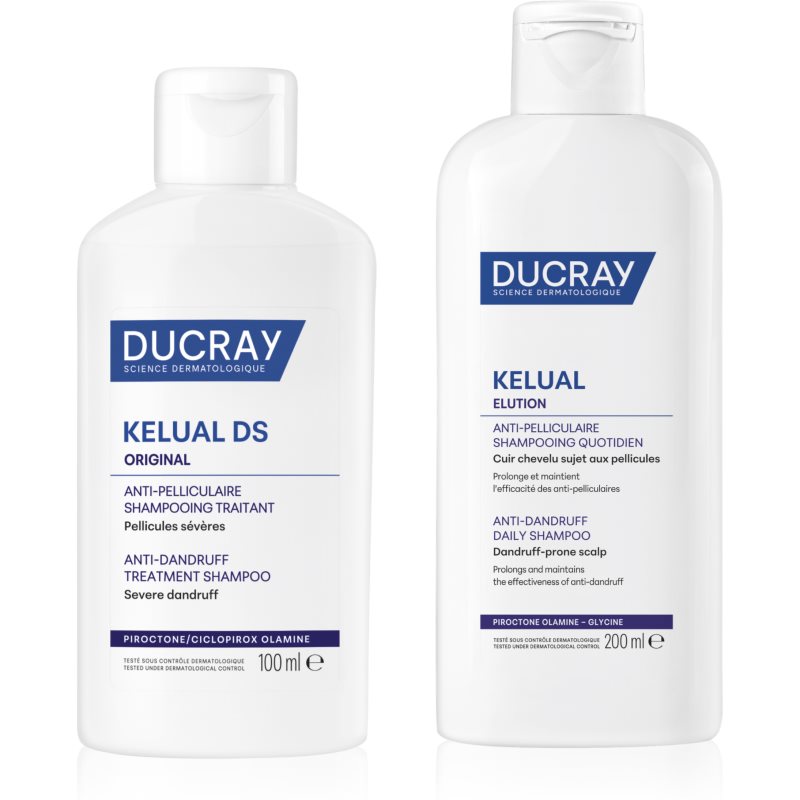 Ducray Kelual DS set pentru dermatită seboreică și cazuri severe de mătreață