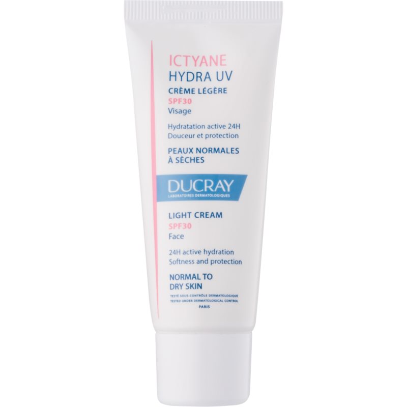 Ducray Ictyane cremă ușoară, pentru ten normal spre uscat SPF 30 40 ml