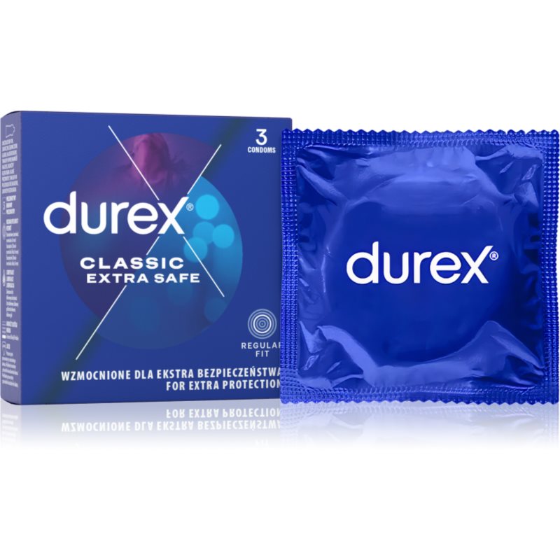 Durex Extra Safe prezervative 3 buc Durex Extra Safe prezervative 3 buc