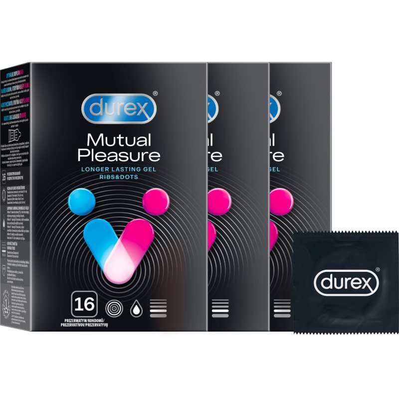 Durex Mutual Pleasure 2+1 condoms (economy pack)