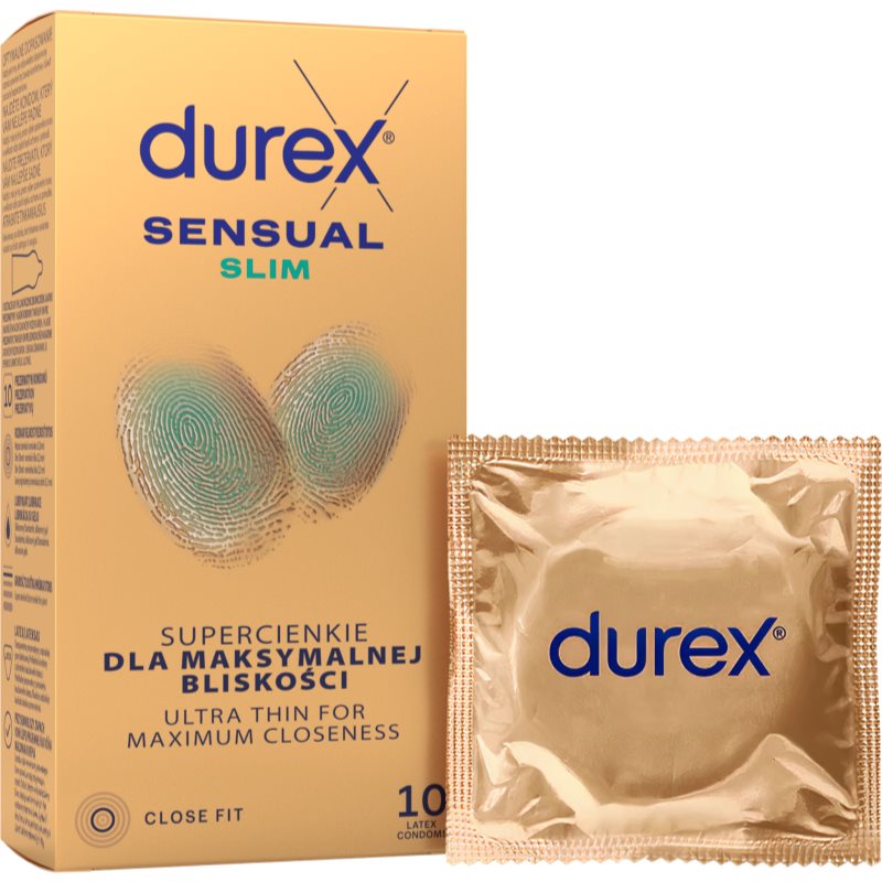 Durex Sensual Slim prezervative 10 buc