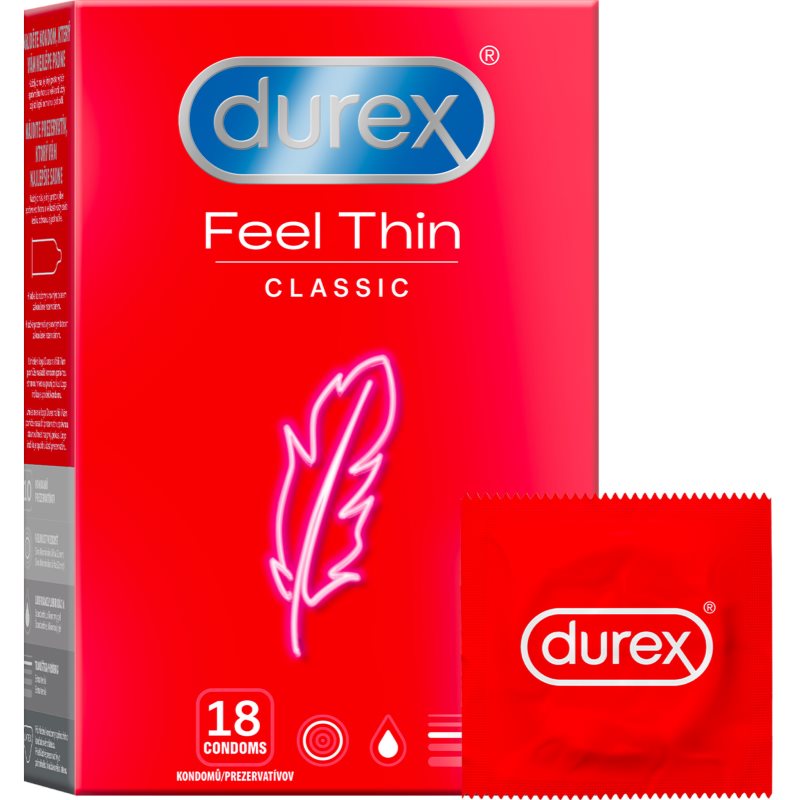 Durex Feel Thin prezervative 18 buc