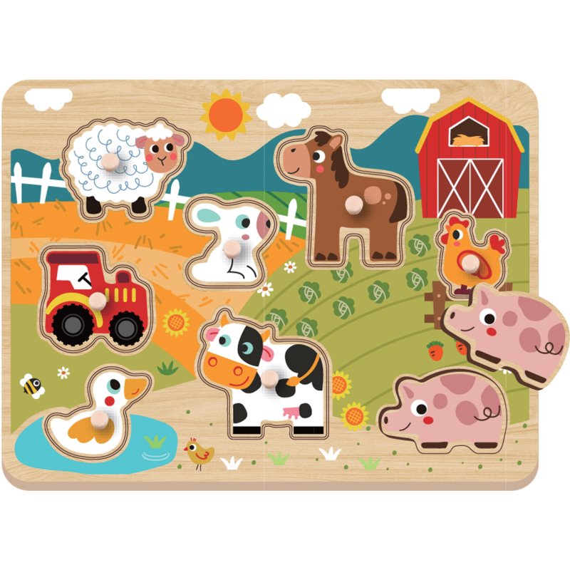 2Kids Toys Puzzle puzzle Farm 18m+ 9 buc 2Kids Toys Puzzle puzzle Farm 18m+ 9 buc
