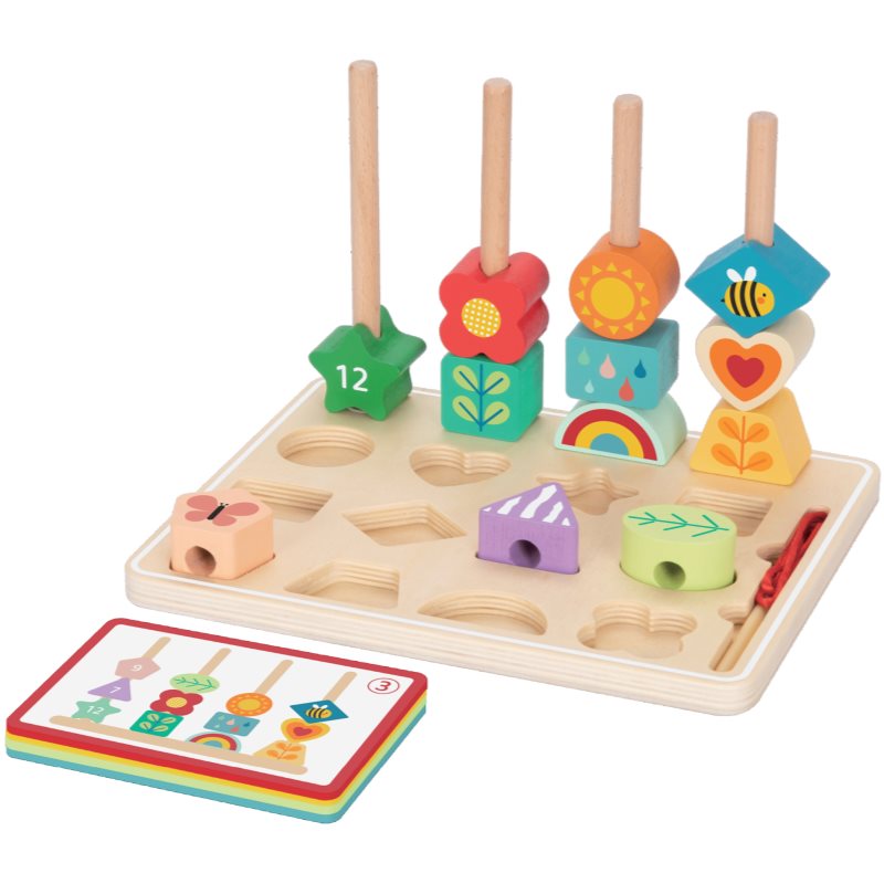 2Kids Toys Card Sorting Game Meadow jucărie cu activități 18m+ 30 buc